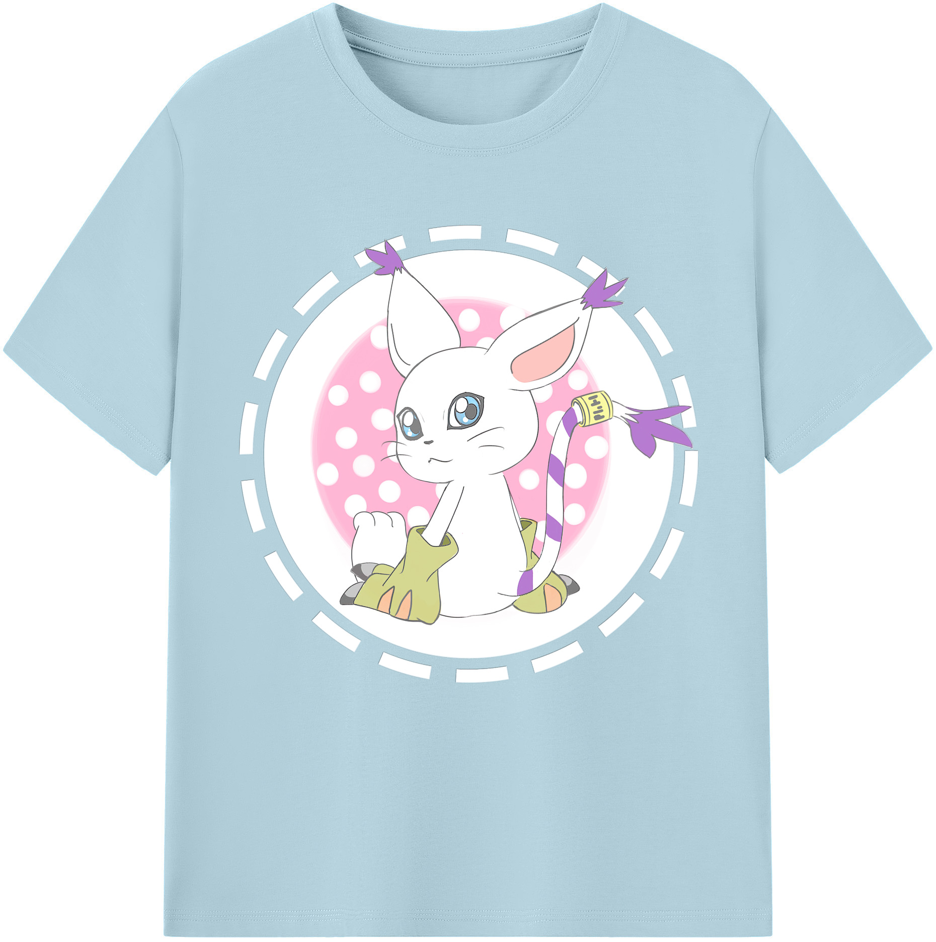 （画像用） Digimon デジタルモンスター/デジモン 綿100％半袖Tシャツ（フロントプリント）